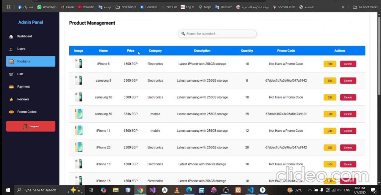 E-Commerce Platform screenshot 1